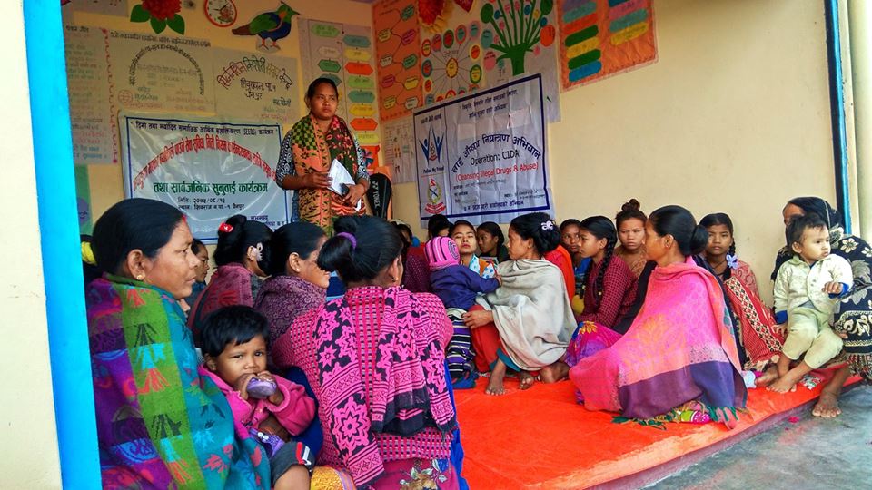 किशोरीहरुलाई अपांगता अधिकार र लागू औषधबारे अभिमुखीकरण
