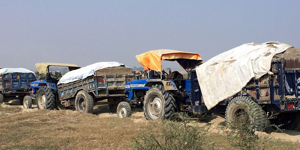 प्रदेश ५ मा नदीजन्य पदार्थको अवैध उत्खनन्,
