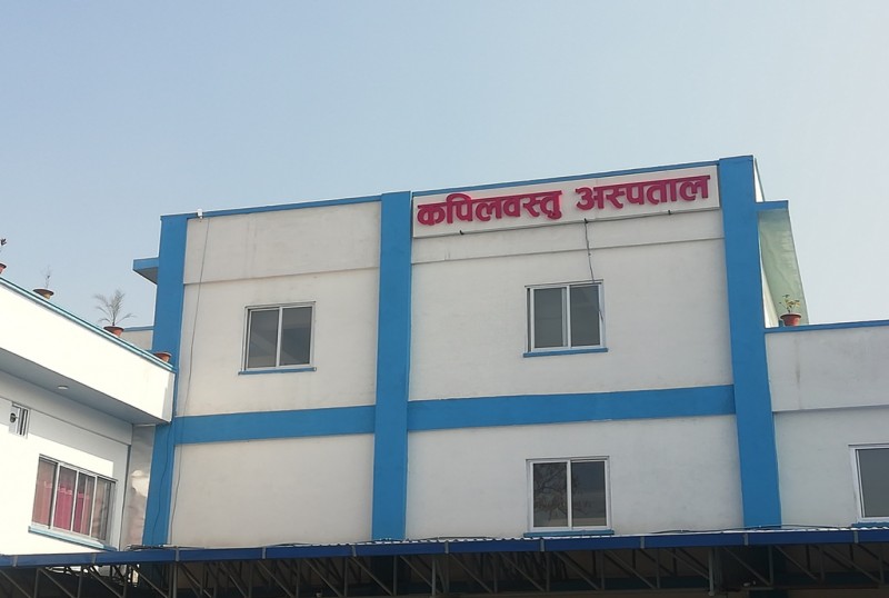 कपिलवस्तु अस्पतालले २२ बेडको कोरोना अस्थायी अस्पताल संचालन गर्दै